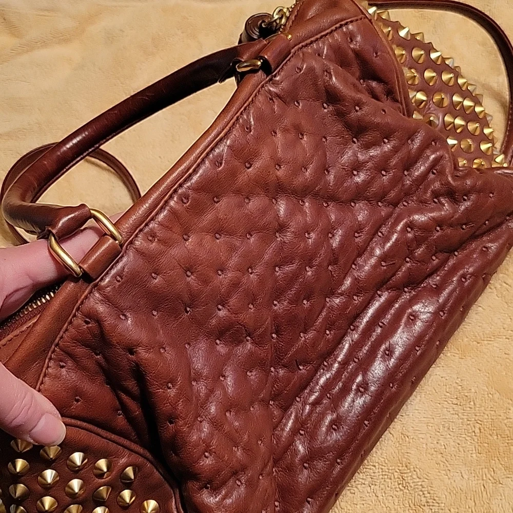 EUC Rebecca Minkoff satchel in excellent condition! Has a cheetah print interior - Picture 5 of 10